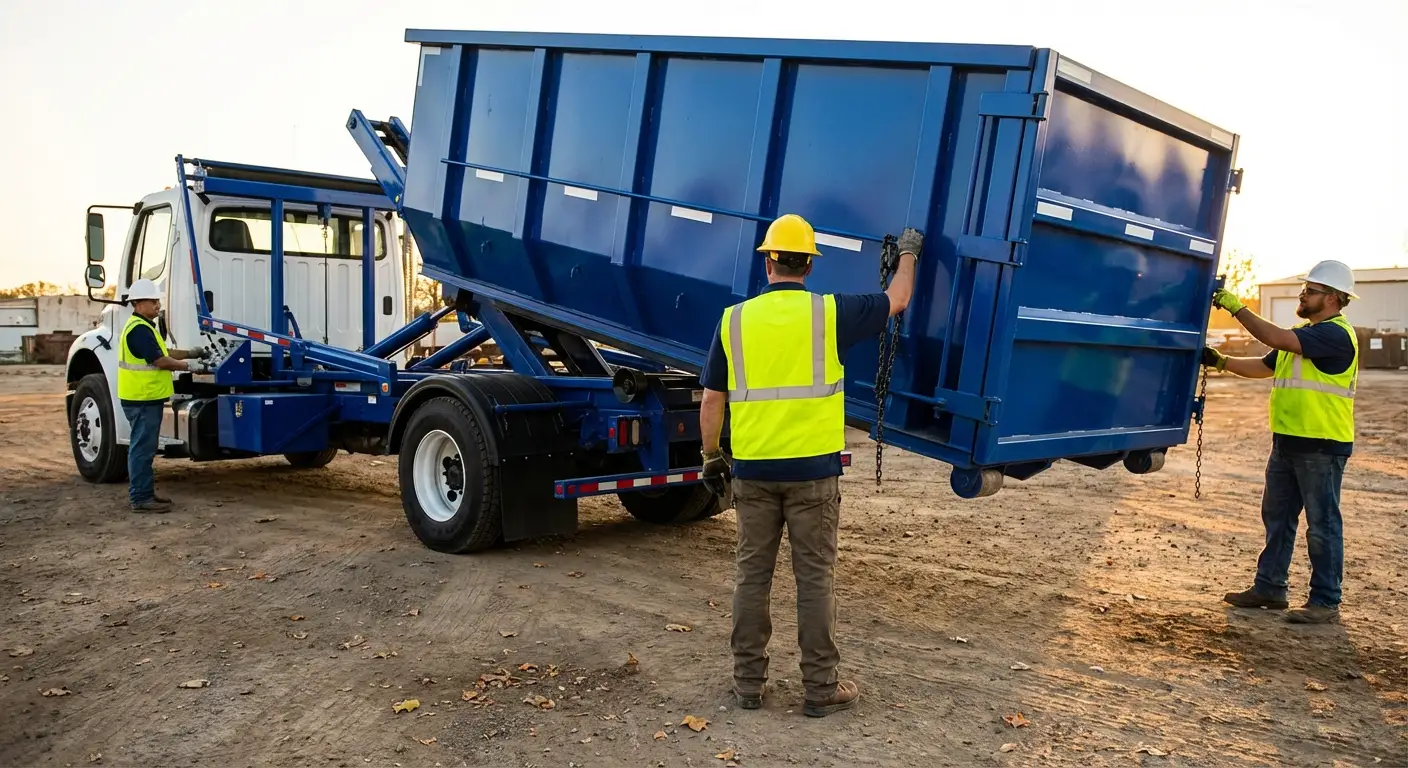 Commercial debris containment dumpster in Pasco, WA