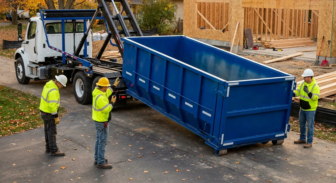 Construction dumpster delivery and waste management in Pasco, WA