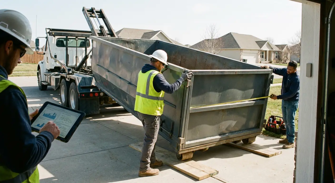Roll-off dumpster dimensions and capacity guide in Pasco, WA